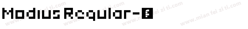 Modius Regular字体转换